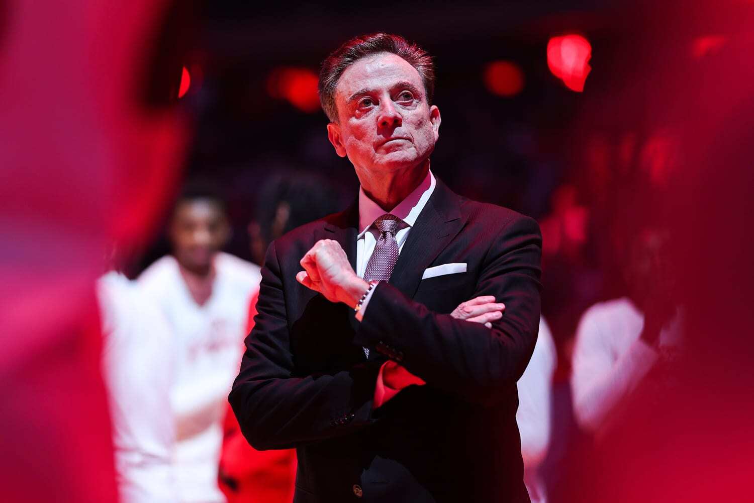 Rick Pitino on the St. John&rsquo;s sideline